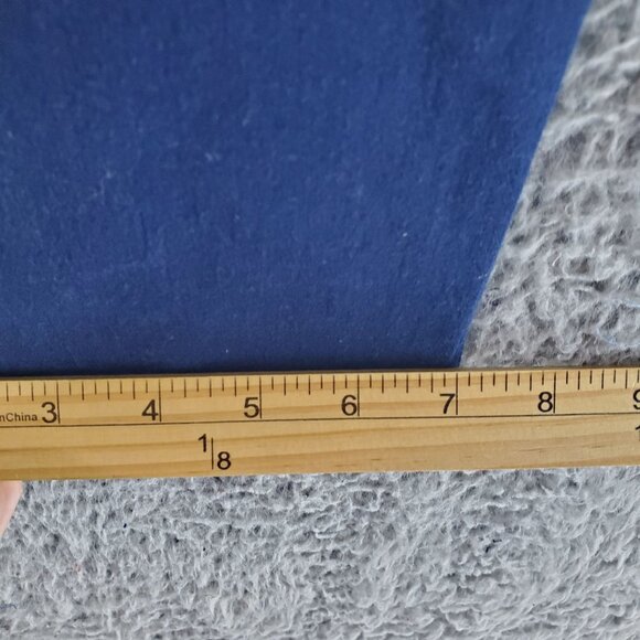 Kim Rogers Pants Womens 14 Short Blue Slim Straight Stretch Denim Pull-On - Picture 7 of 9